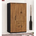 【台北家福】(LS876-47)香格里拉集成木4X7尺衣櫥/衣櫃家具
