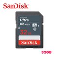 Sandisk Ultra 32G 100M SDHC C10 U1 相機 記憶卡 SDSDUNR