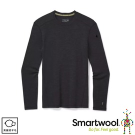 【SmartWool 美國 男 NTS 250長袖衫《黑色》】SW016350/保暖長袖/內層衣