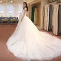 【曼妮婚紗禮服】3件免郵~新款婚紗禮服 韓式綁帶抹胸拖尾新娘婚紗禮服~A238