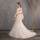 【曼妮婚紗禮服】3件免郵~新款婚紗禮服 韓式魚尾款拖尾款新娘婚紗禮服~A341