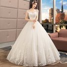 【曼妮婚紗禮服】3件免郵~新款婚紗禮服 韓式齊地顯瘦新娘婚紗禮服~A399
