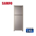 【 sampo 聲寶】 140 公升一級能效經典品味系列定頻雙門冰箱 sr c 14 q y 9