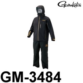 ◎百有釣具◎GAMAKATSU GM-3484 GORE-TEX(R) C-Knit 防水透濕釣魚套裝/雨衣 L號 ~