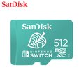 SanDisk 512G microSDXC UHS-I 任天堂Switch專用記憶卡 (SD-SQXAO-512G) 傳輸速率高達 100MB/s