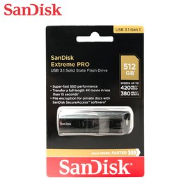 SanDisk CZ880 512G Extreme Pro USB 3.1 SSD 固態隨身碟 極速 (SD-CZ880-512G) 終生保固
