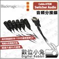 數位小兔【公司貨 Blackmagic Cable ATEM Switcher Audio 音頻分接線】轉換器 XLR