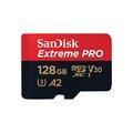 SanDisk Extreme Pro Micro SD 128G V30 U3 A2 記憶卡-RM496