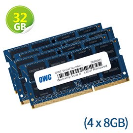 32GB (8GB x4)OWC Memory1600MHz DDR3L SO-DIMM PC12800適用於 27 吋 iMac 2012-2015