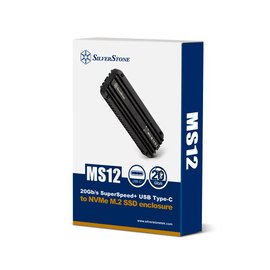 SILVERSTONE MS12 SuperSpeed+ USB 3.2 Type-C 轉 NVMe M.2 SSD 外接盒