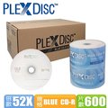 PLEXDISC 水藍CD-R 52x 600片裝