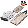 ARKY 銀纖維抑菌科技防疫三件組-觸控手套+口罩套+萬用收納袋