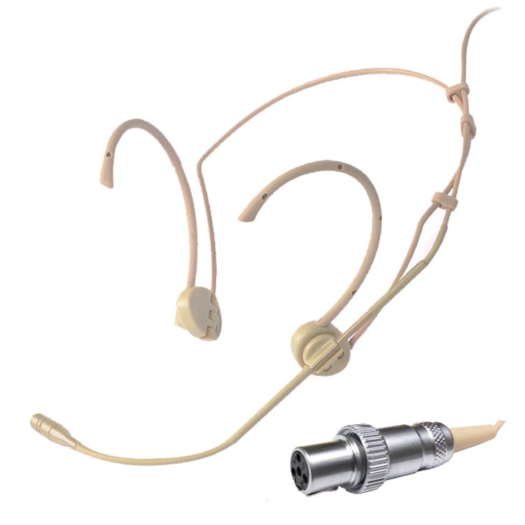 JYC Music嚴選Q-F06頭戴式麥克風-高音質金屬音頭/膚色款心形指向/MIPRO專用