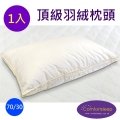 《Comfortsleep》頂級70/30舒適羽絨枕頭1入 (贈枕頭保潔墊)