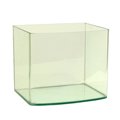 《Simplicity in Style》圓弧邊造型海灣面玻璃水族箱空缸-1尺