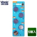 Vinnic CR2450 3V鋰電池(5入)