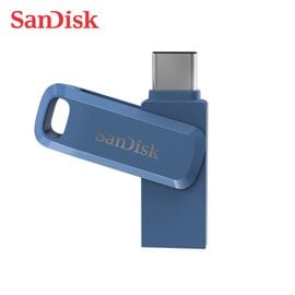 SanDisk Ultra GO 64GB 海軍藍 TYPE-C USB 3.1 雙用 OTG 旋轉隨身碟 (SD-DDC3-NB-64G)