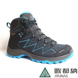(登山屋)ATUNAS歐都納男款中筒登山健行鞋/防水鞋(A1GCBB09M藍)