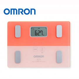 OMRON 歐姆龍體脂計 HBF-225 (粉紅色)-(贈BMI體管捲尺+皮脂夾尺) HBF225