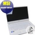 【Ezstick】MSI Stealth 15M A11 靜電式筆電LCD液晶螢幕貼 (可選鏡面或霧面)