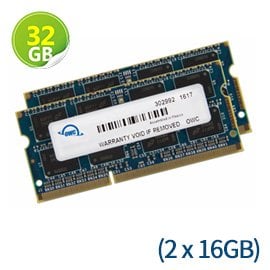 32GB (16GB x2)OWC Memory1866MHZ DDR3L SO-DIMM PC3-14900適用於 iMac 5K 27吋 (2015)