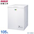 【 sanlux 台灣三洋】 105 l 上掀式冷凍櫃 scf 108 ge 含運不含裝
