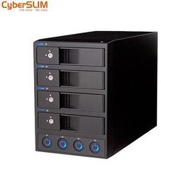 【CyberSLIM 大衛肯尼】S84-U3L2 3.5 SATA USB3.0 4層 支援16T 外接盒 實體店家 台灣公司貨『高雄程傑電腦』
