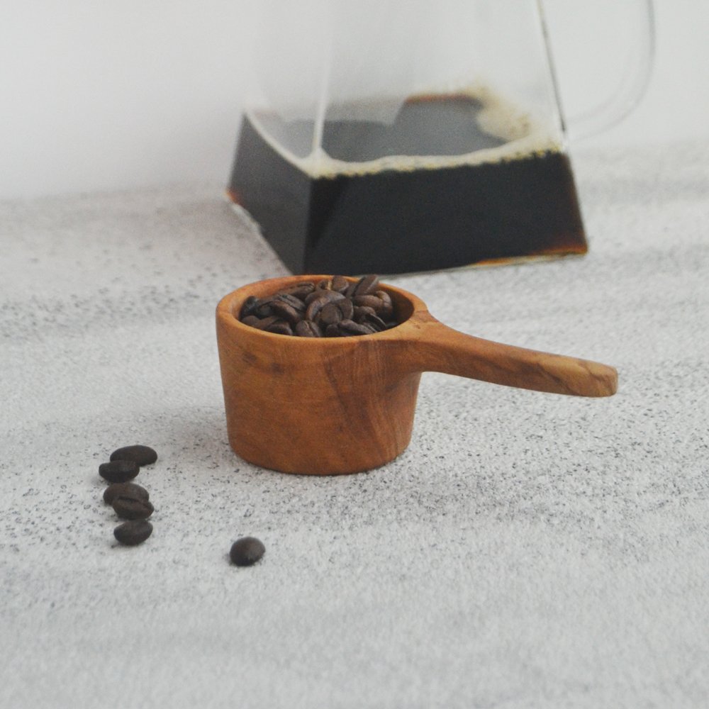 SALUS 橄欖木咖啡量匙-直柄