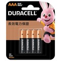Duracell金頂鹼性電池 4號AAA(4入)
