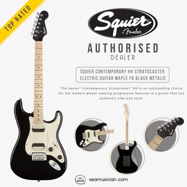 亞洲樂器 Fender Squier SQ CONT Stratocaster HH MN BKM 電吉他 0370222565