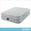 【INTEX】豪華菱紋擬真雙氣室雙人加大充氣床墊152x203x高51cm 15020301(64489ED)