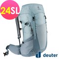 【德國deuter】FUTURA透氣網架背包24SL (3400521 水藍/登山/健行)