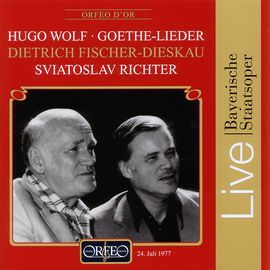 C543001 沃爾夫: 歌曲集 費雪.迪斯考 男中音 李希特 鋼琴 Hugo Wolf: Goethe - Lieder．Fischer - Dieskau (Orfeo)