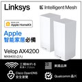Linksys Velop 三頻 MX4200 Mesh Wifi (二入) 網狀路由器(AX4200)白