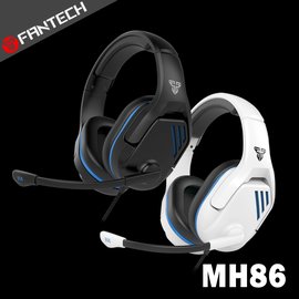 FANTECH MH86 手機/電腦遊戲雙用耳罩式耳機 可調式頭帶/可旋轉降噪麥克風/可支援Xbox/PS4/PS5/Switch