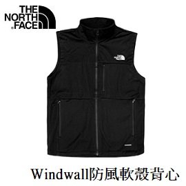 [ THE NORTH FACE ] 男 Windwall防風軟殼背心 黑 / NF0A4UAXJK3 {M}