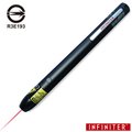 【新品上市】INFINITER經典紅光雷射筆#100，行銷全球20年並取得台灣標檢局BSMI標章，採AAA四號電池可使用40小時最省耗材(簡報筆,激光筆)