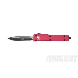 宏均-MICROTECH UTX-70 紅色柄 黑色水滴刃-OTF 彈簧刀(不二價) / AN-1280/148-1RD