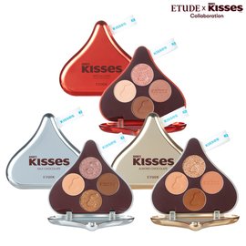 ETUDE x HERSHEY'S KISSES 玩轉色彩四色眼彩盤 (三色可選)【SP嚴選家】