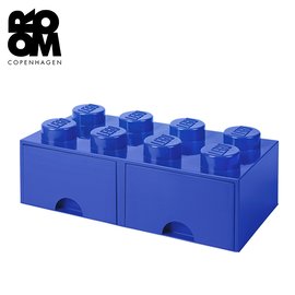 丹麥 Room Copenhagen 樂高 LEGO® 8凸抽屜收納盒 藍(40061731)