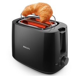 PHILIPS 飛利浦電子式智慧型厚片烤麵包機 HD2582/92黑色