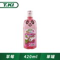 【T.KI】兒童含氟漱口水420ml (草莓)X1