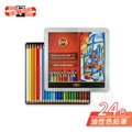 『ART小舖』KOH-I-NOOR 捷克 藝術家油性彩色鉛筆 24色 鐵盒 單盒 No.382224