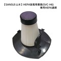 【SANSUI 山水】HEPA旋風吸塵器(SVC-H6 SVC-W7 SVC-H7 SVC-B8) 專用HEPA濾網