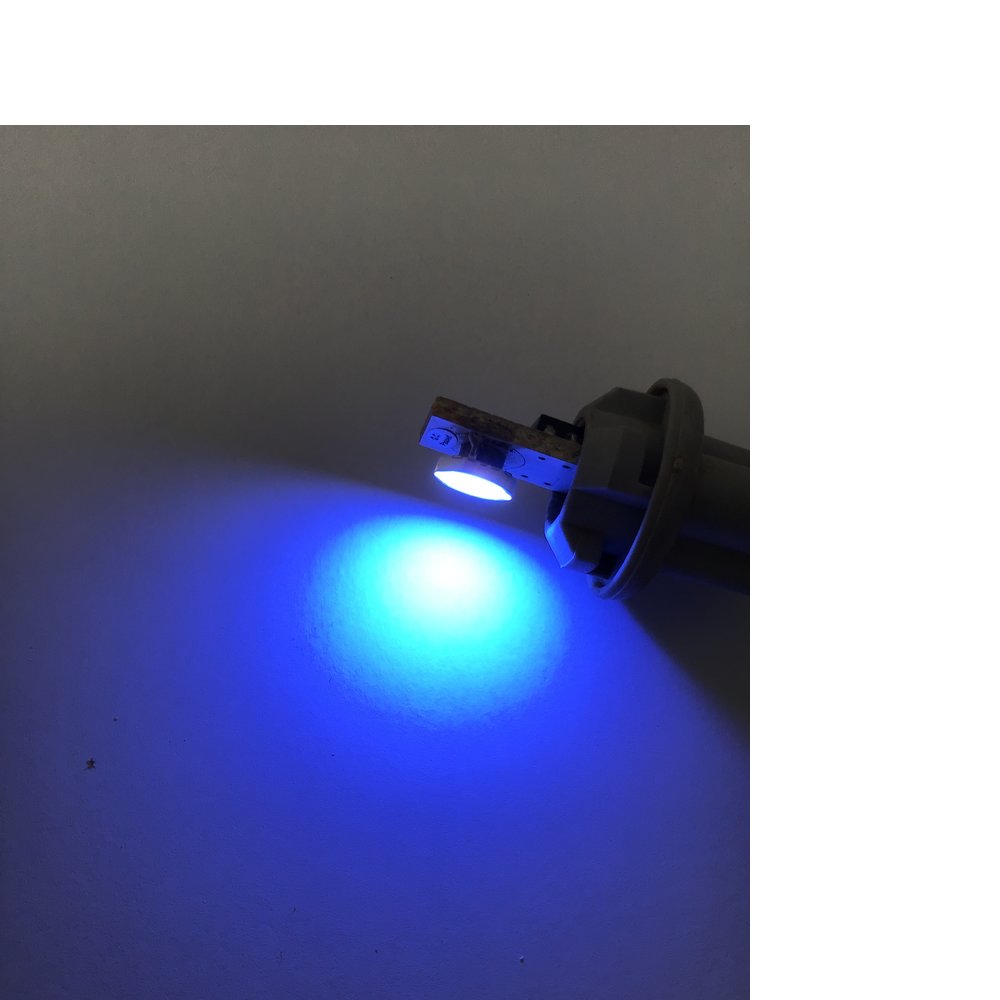 T10mm Wedge LED 1HP6 Flank 側發光 藍光 Blue 後廂燈 閱讀燈 haoanlights 浩安燈泡 STD
