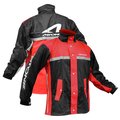 【ASTONE】RA-505 兩件式運動型雨衣 附鞋套 (黑/紅)