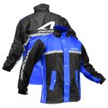 【ASTONE】RA-505 兩件式運動型雨衣 附鞋套 (黑/藍)
