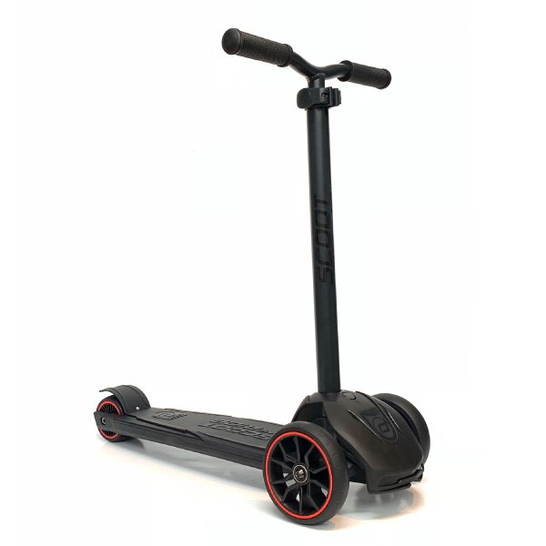 奧地利 Scoot &amp; Ride Cool Kick5 滑板車 -黑色 /炫輪滑步車.LED炫光閃輪