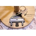 ◉基音樂器◉ MD 鋼琴吊飾 造型鑰匙圈 橡膠 三角鋼琴 樂器鑰匙圈 禮物