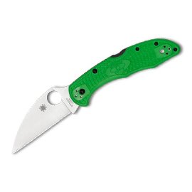 Spyderco SALT 2 綠柄LC200N鋼鳥喙平刃折刀 -#SPY C88FPWCGR2